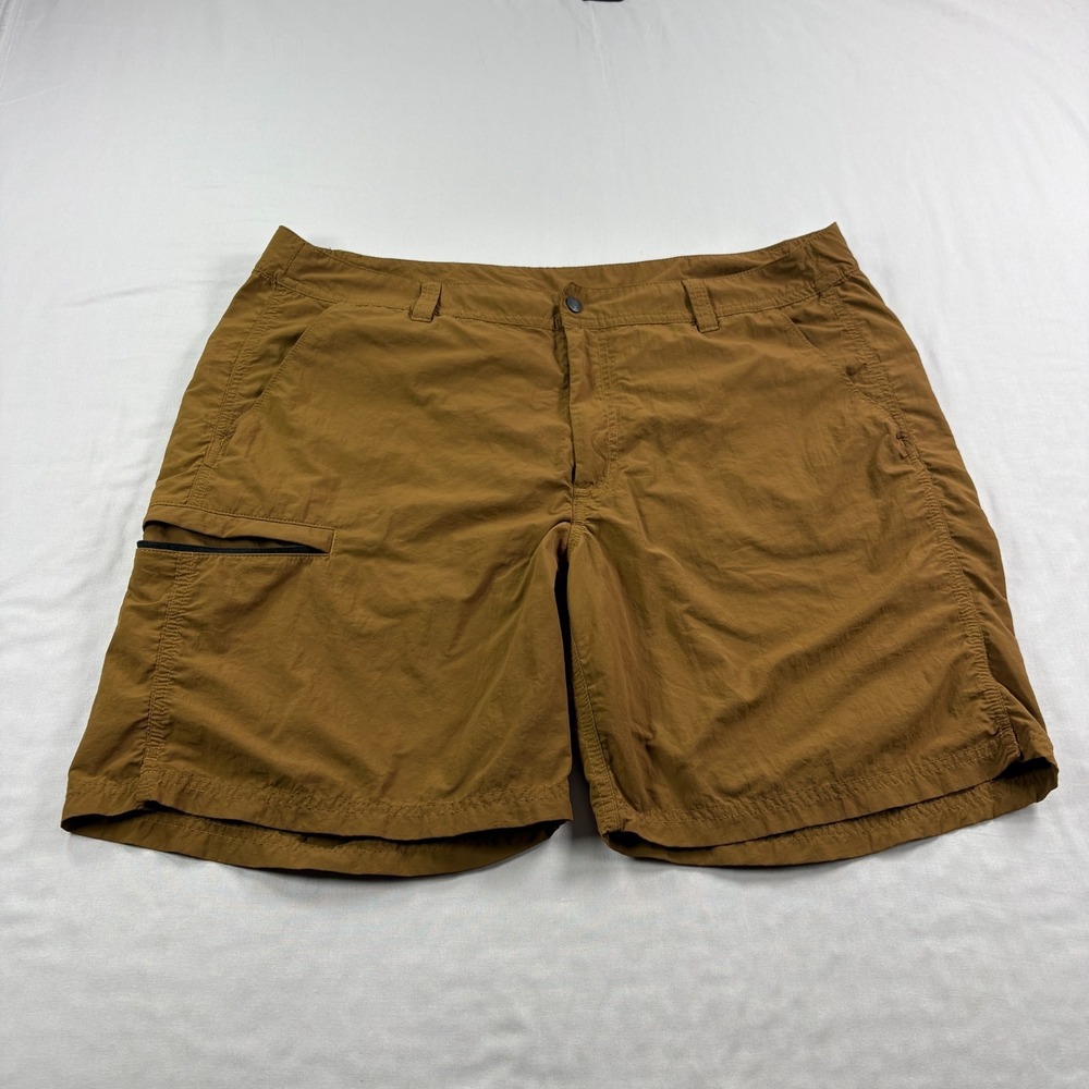 Filson Shorts Men XL Brown Glines Canyon Cargo Pocket Tech Stretch Outdoor Trail